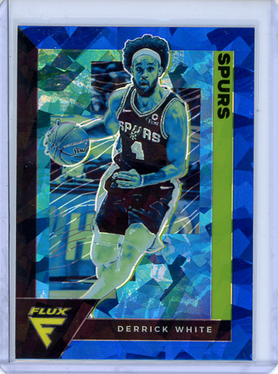 Derrick White 2020-21 Flux #159 Blue Cracked Ice (CQ)