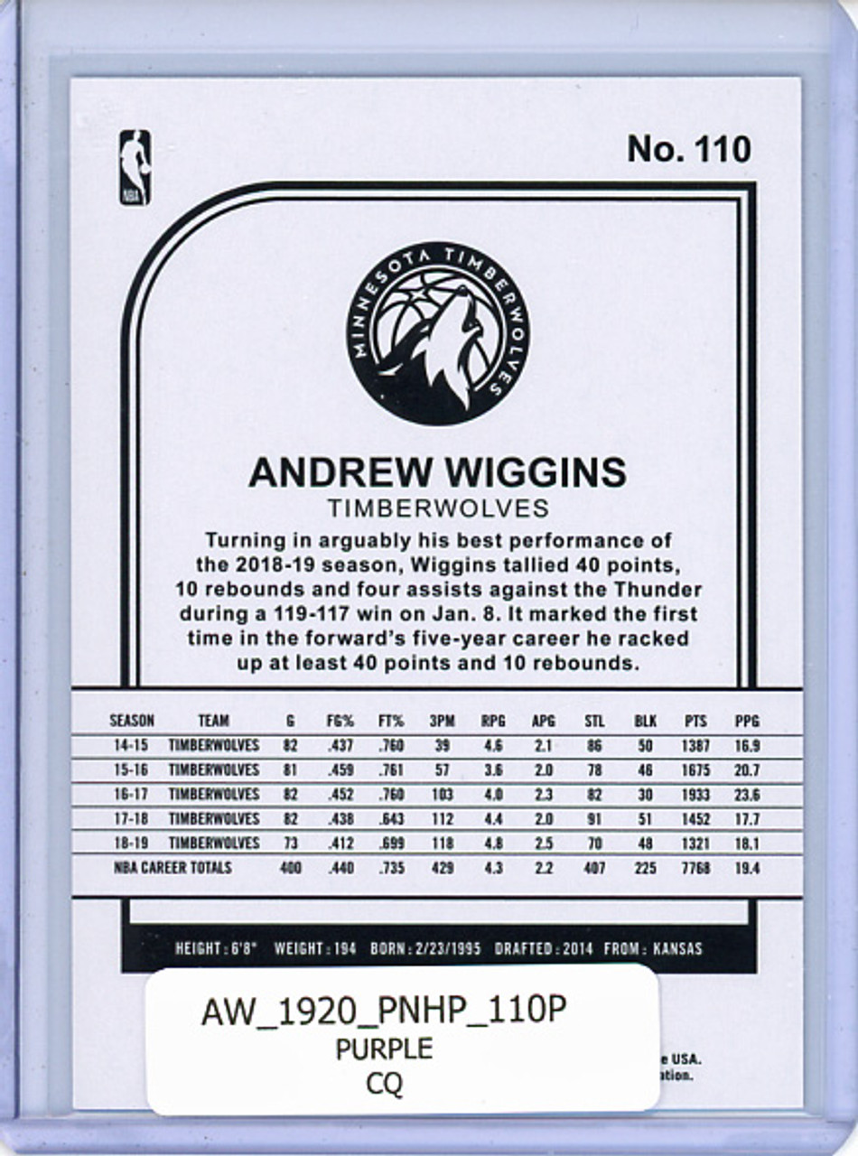 Andrew Wiggins 2019-20 Hoops #110 Purple (CQ)