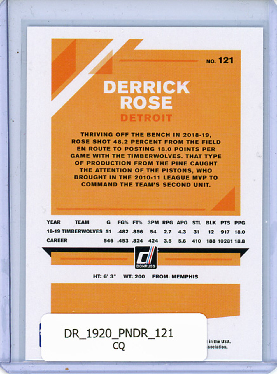 Derrick Rose 2019-20 Donruss #121 (CQ)