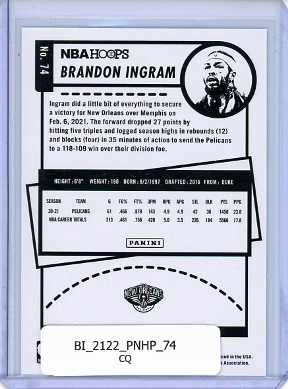 Brandon Ingram 2021-22 Hoops #74 (CQ)