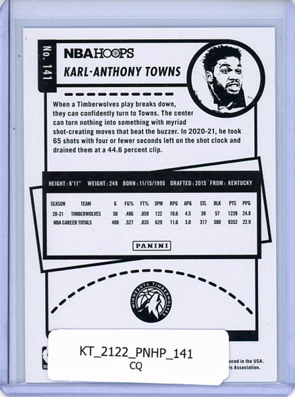 Karl-Anthony Towns 2021-22 Hoops #141 (CQ)