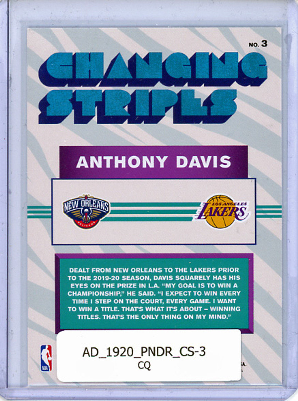 Anthony Davis 2019-20 Donruss, Changing Stripes #3 (CQ)