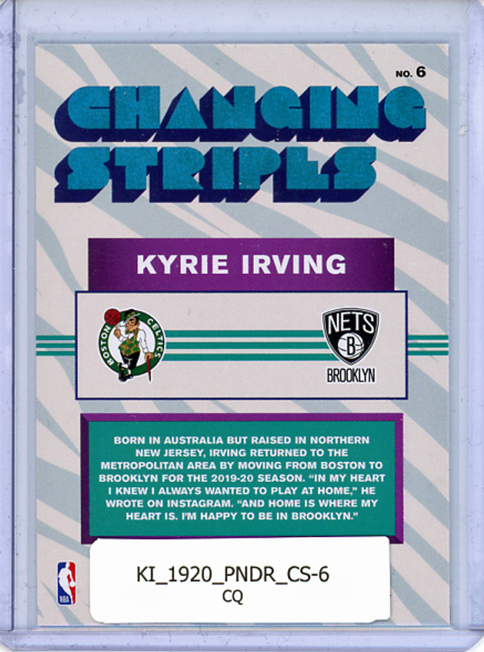 Kyrie Irving 2019-20 Donruss, Changing Stripes #6 (CQ)