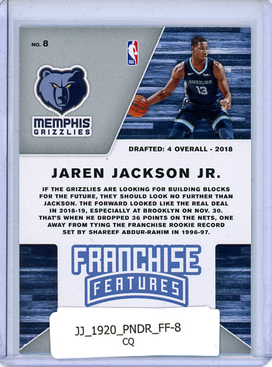 Jaren Jackson Jr. 2019-20 Donruss, Franchise Features #8 (CQ)