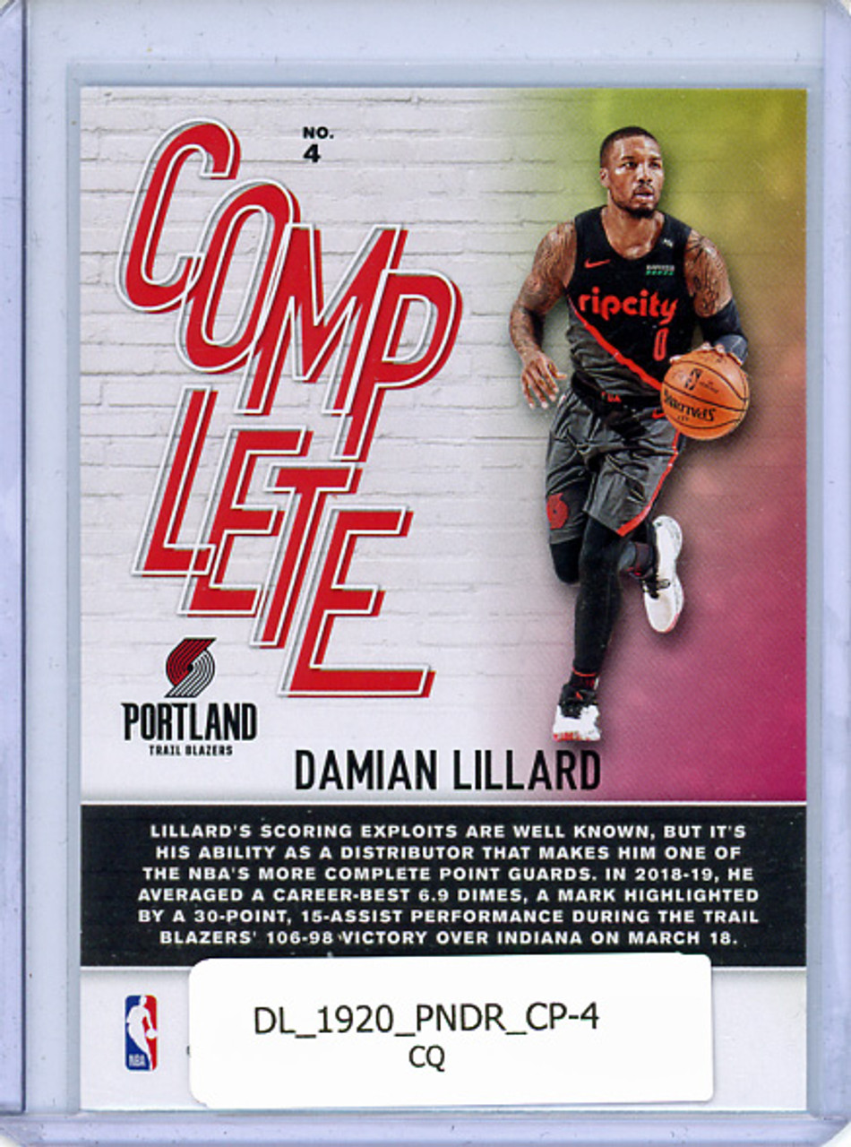 Damian Lillard 2019-20 Donruss, Complete Players #4 (CQ)