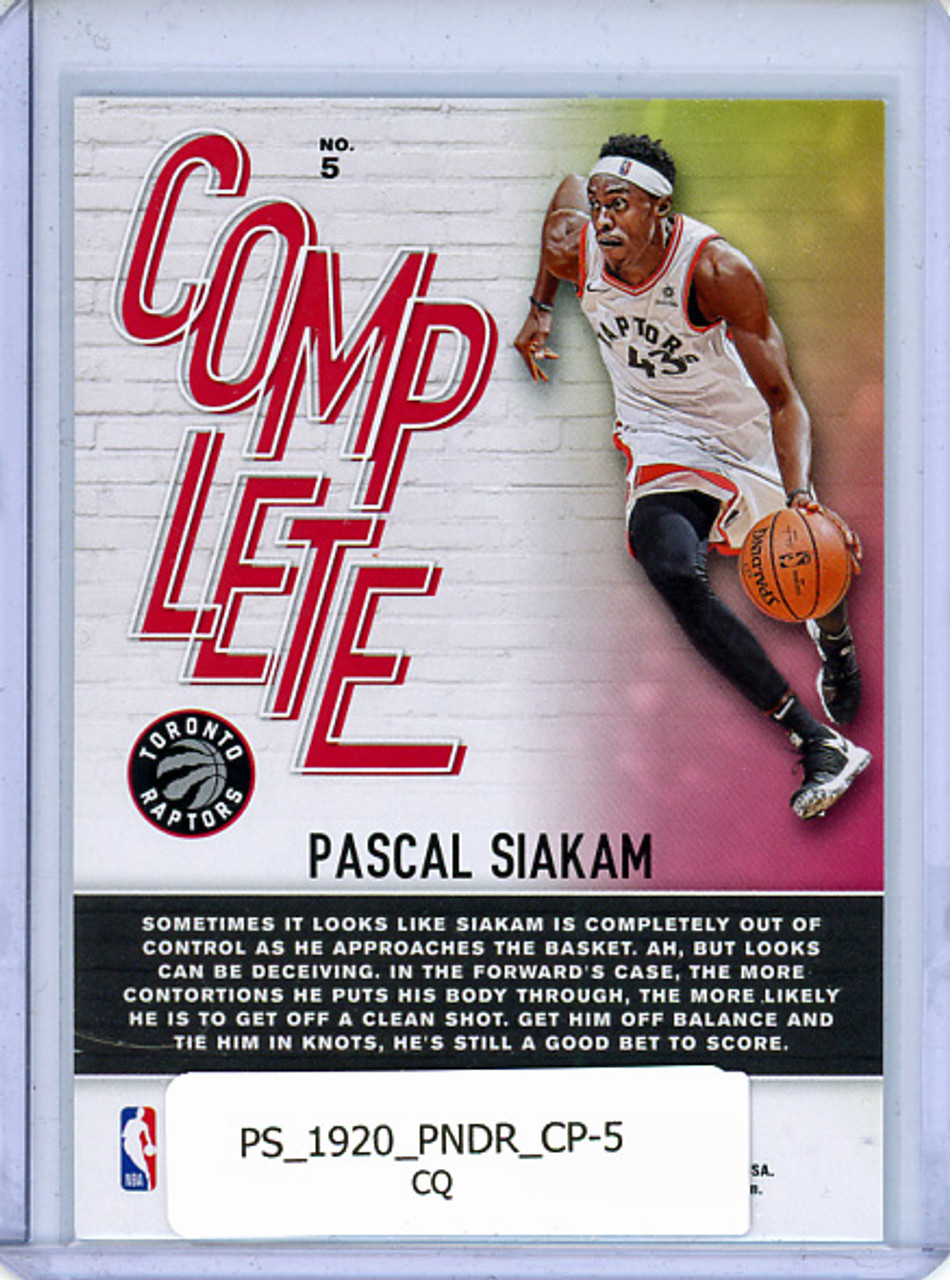 Pascal Siakam 2019-20 Donruss, Complete Players #5 (CQ)