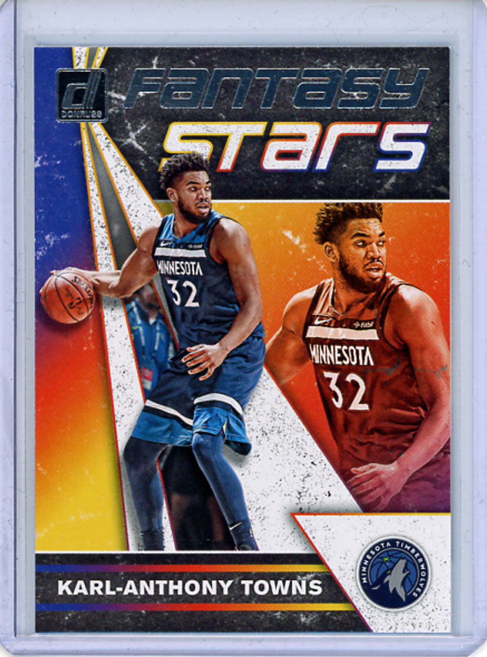 Karl-Anthony Towns 2019-20 Donruss, Fantasy Stars #3 (CQ)