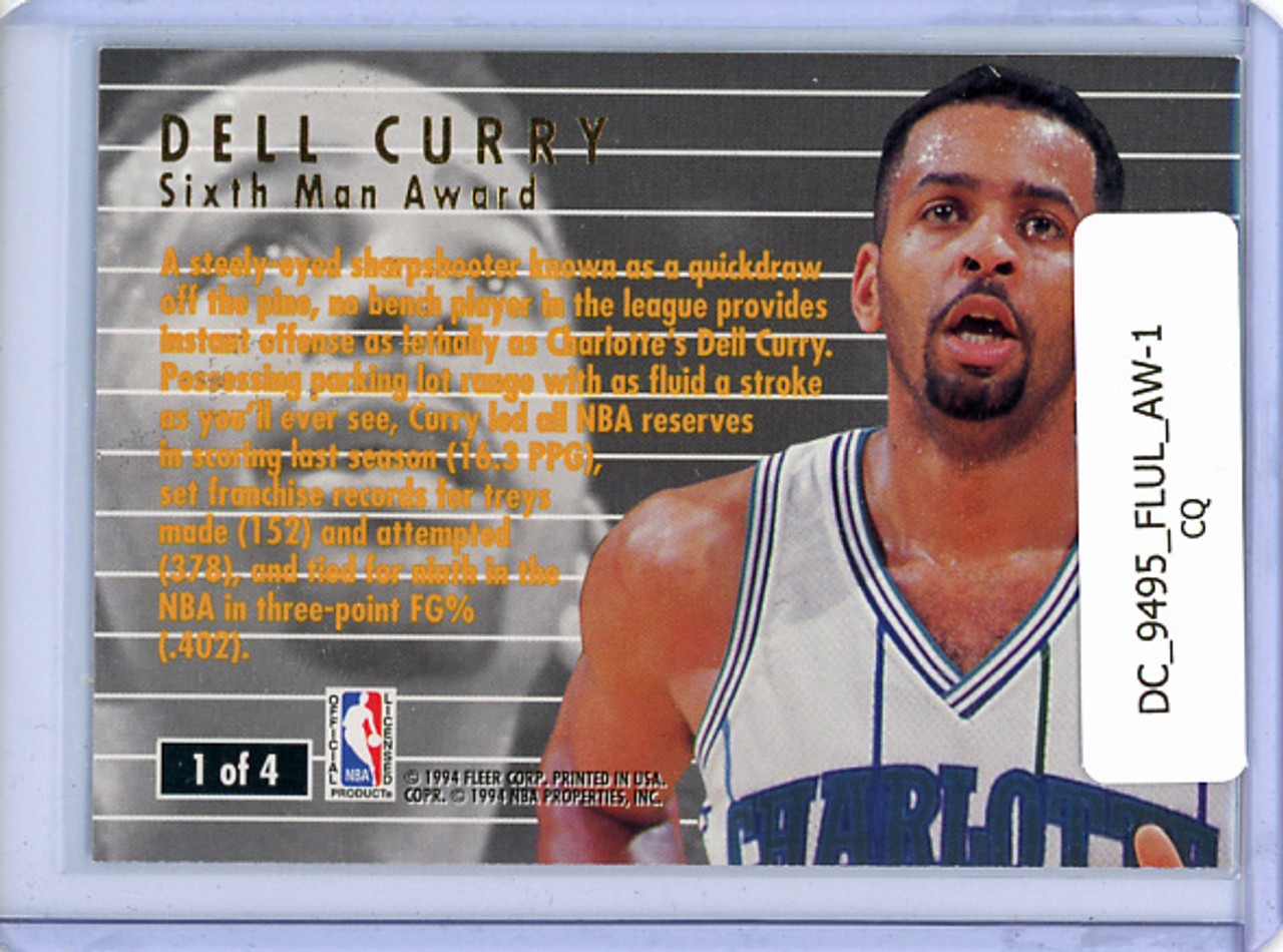 Dell Curry 1994-95 Ultra, Award Winners #1 (CQ)