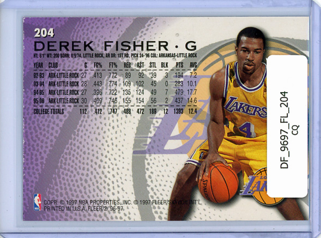 Derek Fisher 1996-97 Fleer #204 (CQ)