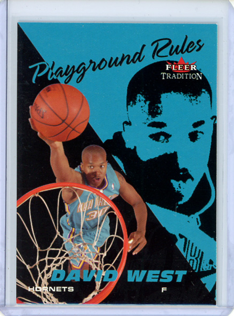 David West 2003-04 Tradition, Playground Rules #18 (CQ)