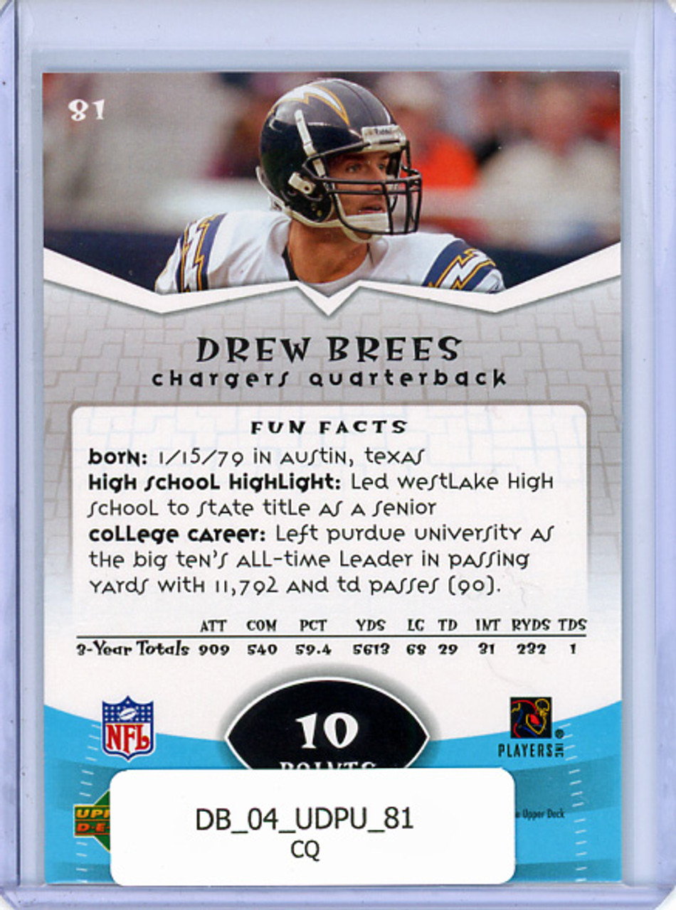 Drew Brees 2004 Upper Deck Power Up #81 (CQ)