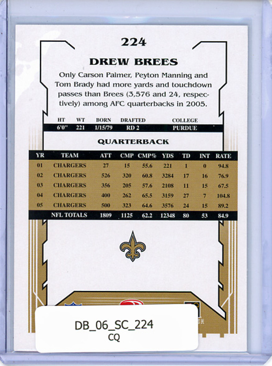 Drew Brees 2006 Score #224 (CQ)