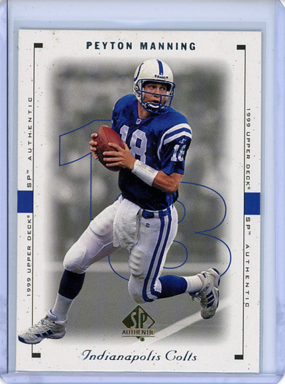 Peyton Manning 1999 SP Authentic #36 (CQ)