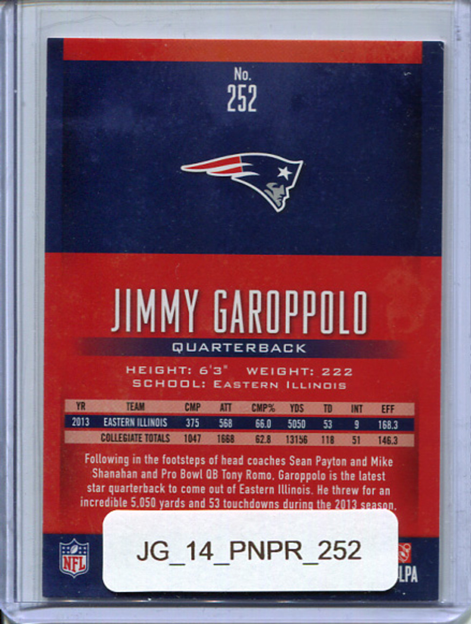 Jimmy Garoppolo 2014 Prestige #252