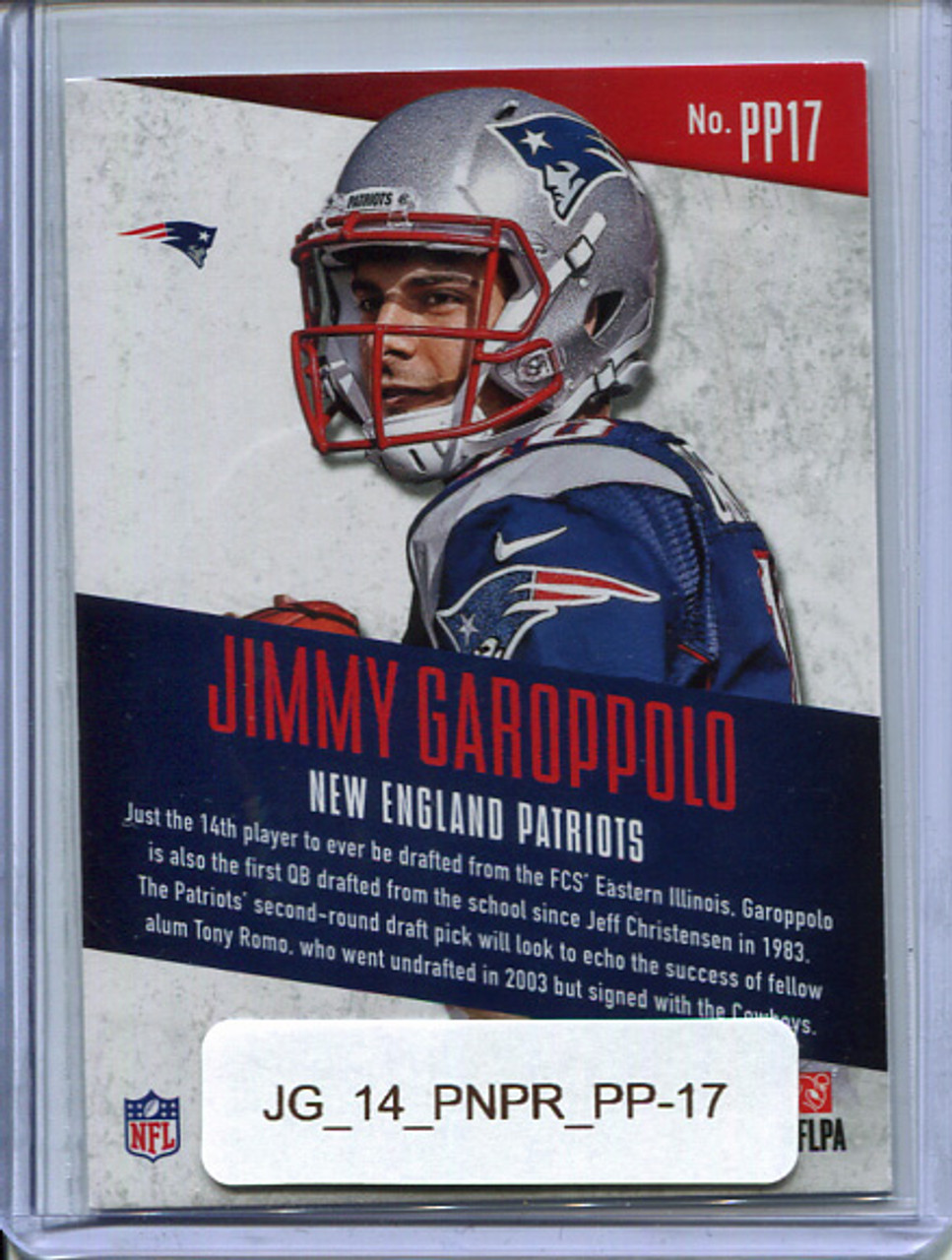 Jimmy Garoppolo 2014 Prestige, Prestigious Picks #PP17