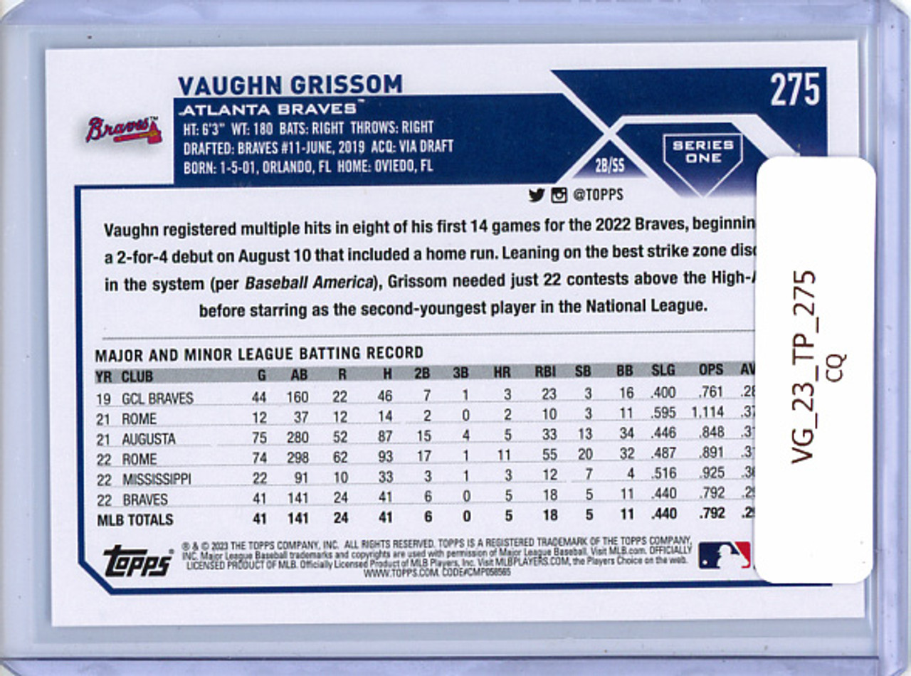 Vaughn Grissom 2023 Topps #275 (CQ)