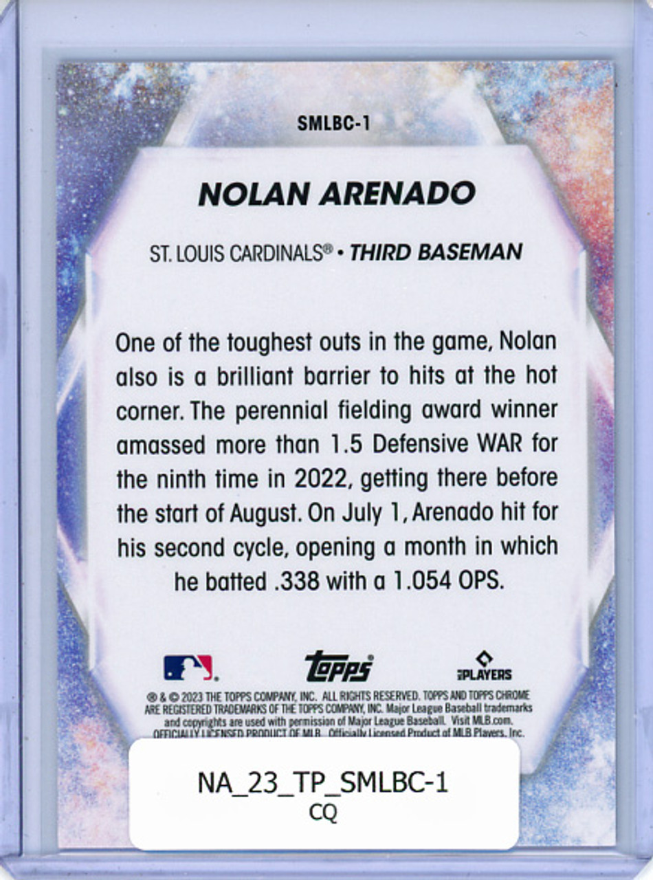 Nolan Arenado 2023 Topps, Stars of MLB Chrome #SMLBC-1 (CQ)