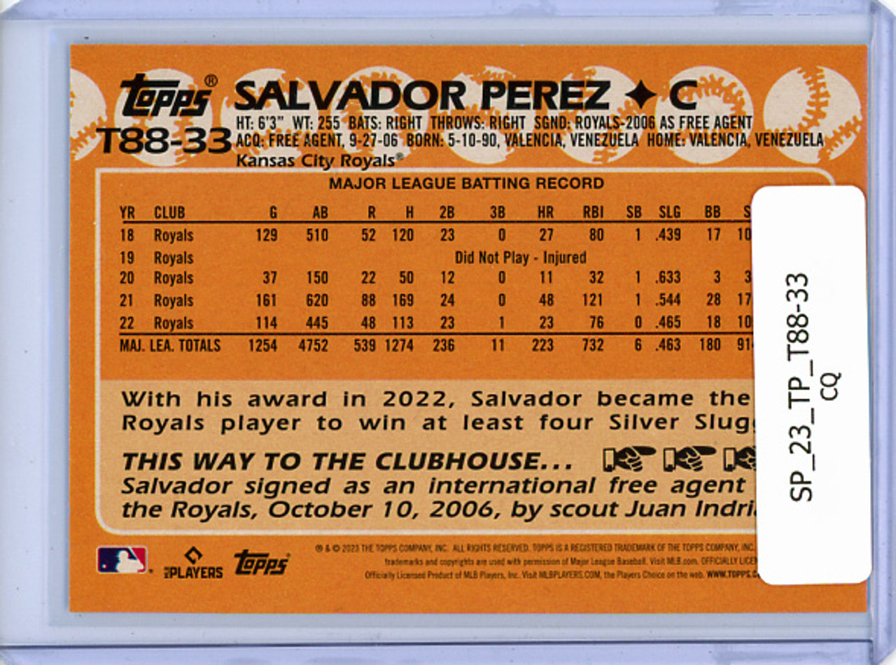Salvador Perez 2023 Topps, 1988 Topps #T88-33 (CQ)