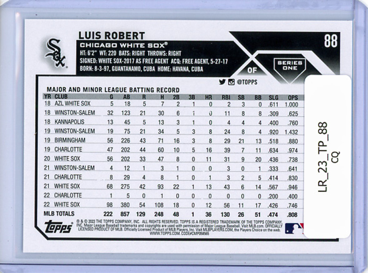 Luis Robert 2023 Topps #88 (CQ)