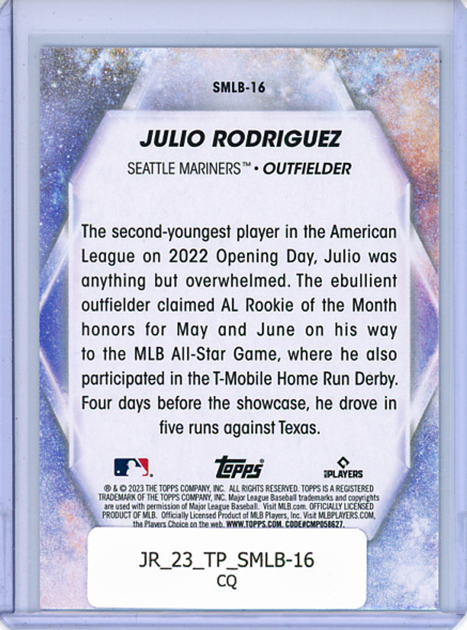 Julio Rodriguez 2023 Topps, Stars of MLB #SMLB-16 (CQ)