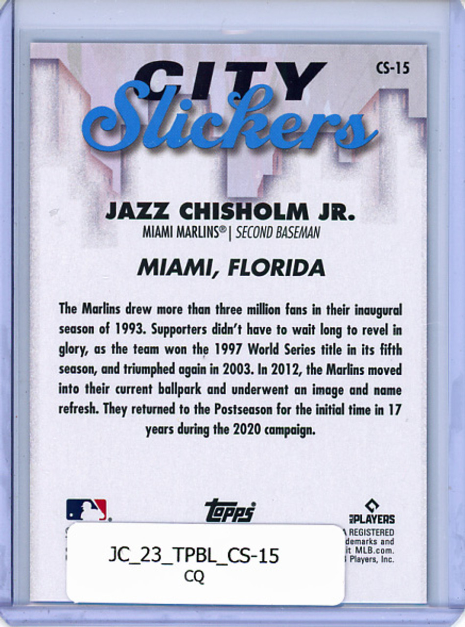 Jazz Chisholm Jr. 2023 Big League, City Slickers #CS-15 (CQ)