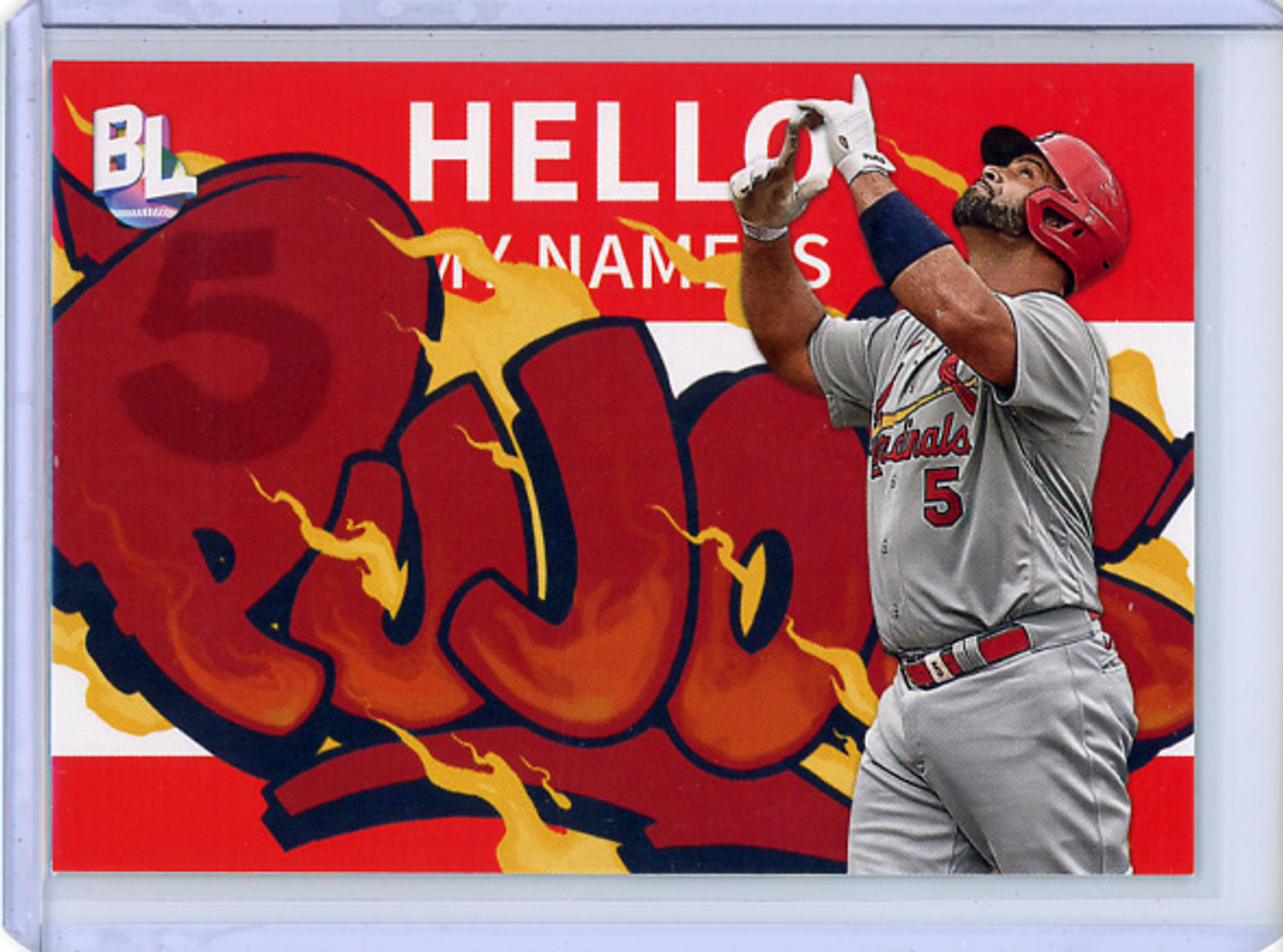 Albert Pujols 2023 Big League, Roll Call Wildstyle Edition #RC-6 (CQ)