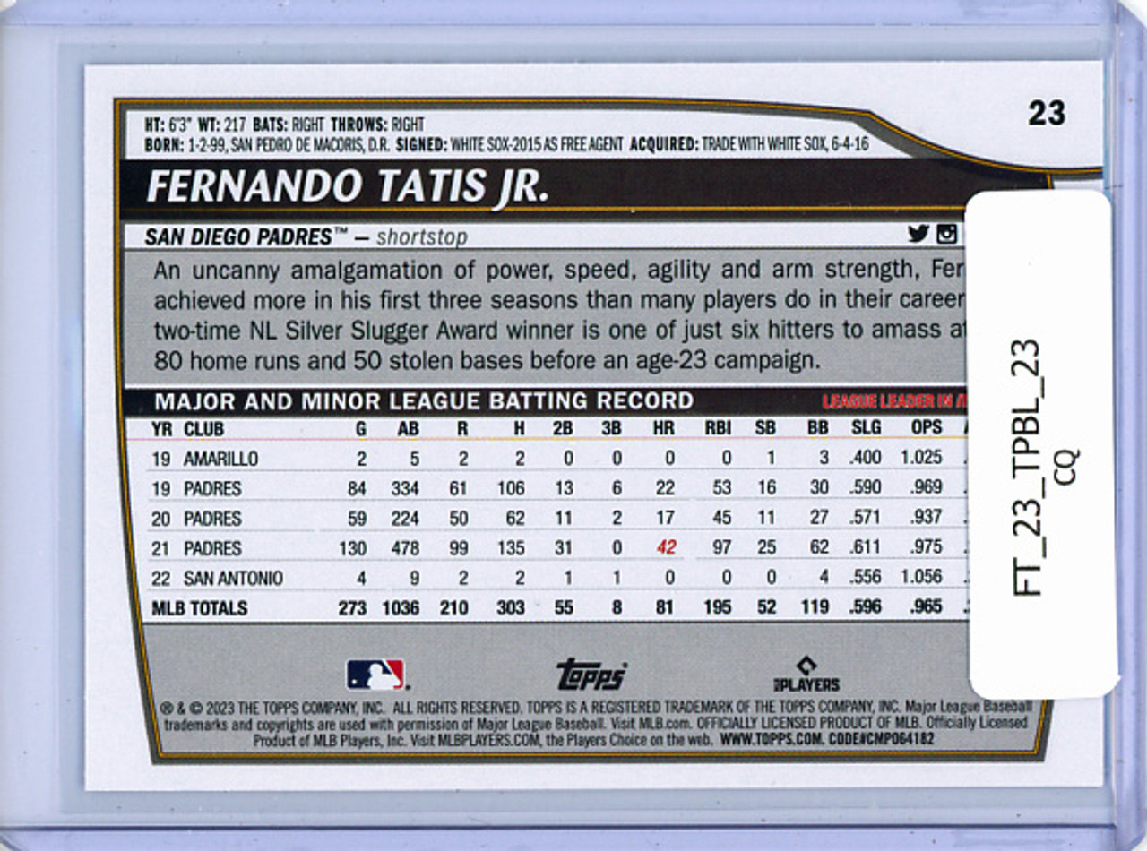 Fernando Tatis Jr. 2023 Big League #23 (CQ)