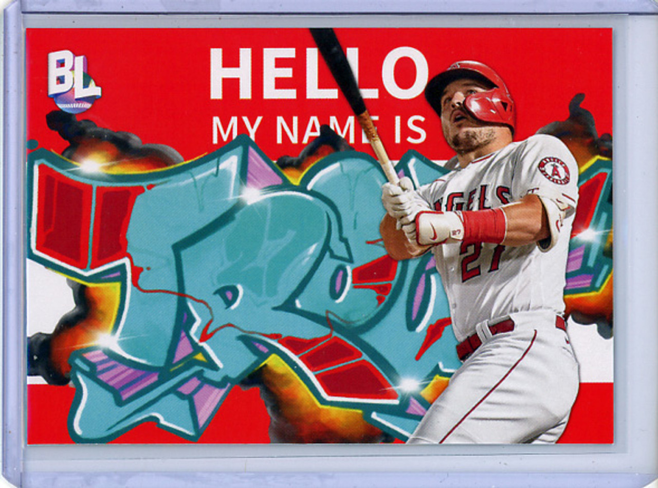 Mike Trout 2023 Big League, Roll Call Wildstyle Edition #RC-2 (CQ)