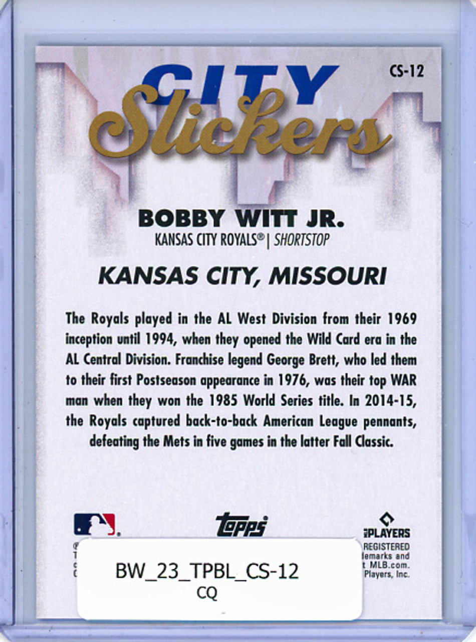 Bobby Witt Jr. 2023 Big League, City Slickers #CS-12 (CQ)