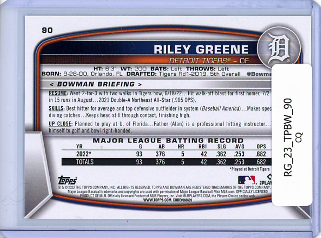 Riley Greene 2023 Bowman #90 (CQ)