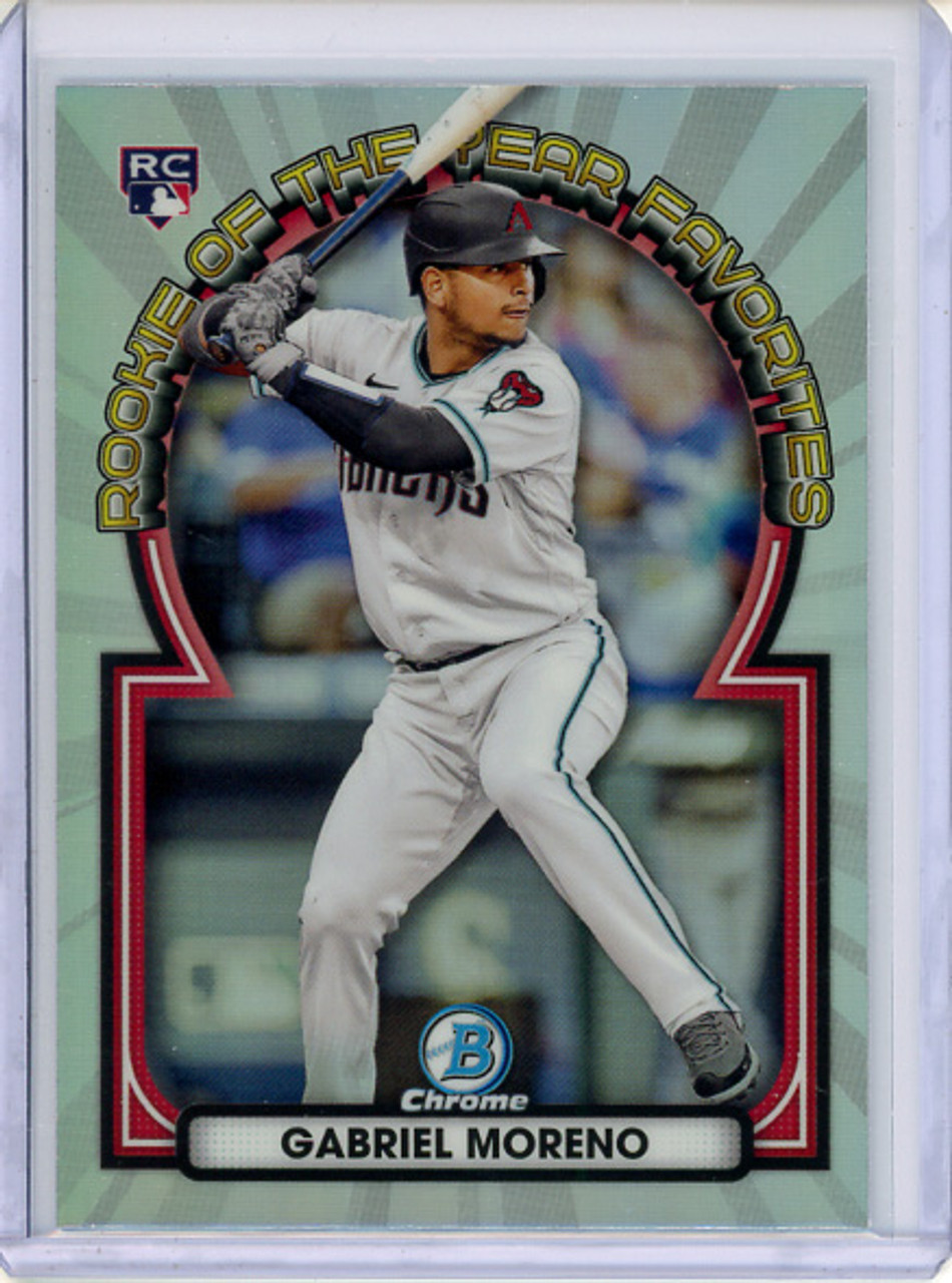 Gabriel Moreno 2023 Bowman Chrome, Rookie of the Year Favorites #ROYF-11 (CQ)