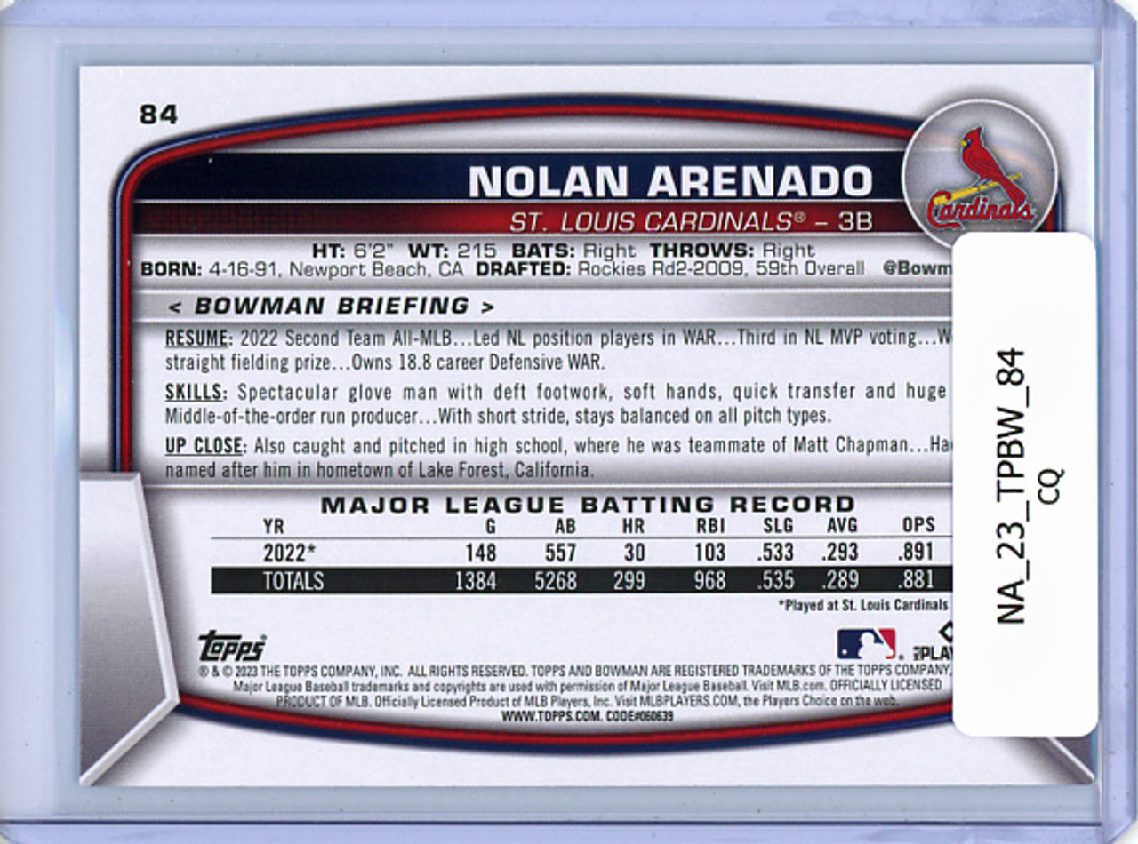 Nolan Arenado 2023 Bowman #84 (CQ)