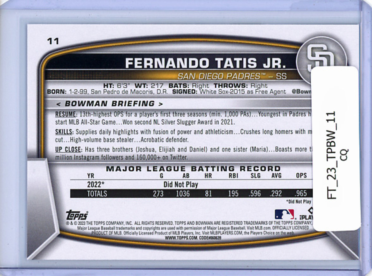 Fernando Tatis Jr. 2023 Bowman #11 (CQ)