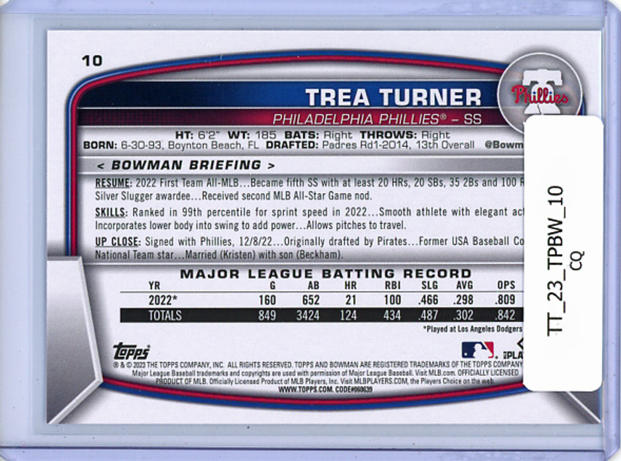 Trea Turner 2023 Bowman #10 (CQ)