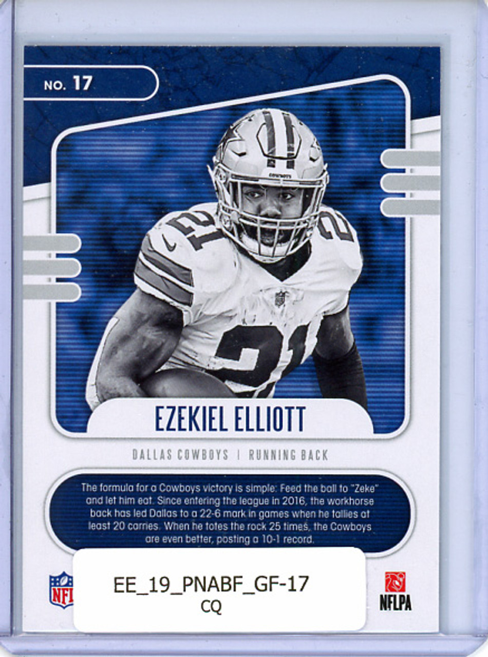 Ezekiel Elliott 2019 Absolute, Gridiron Force #17 (CQ)