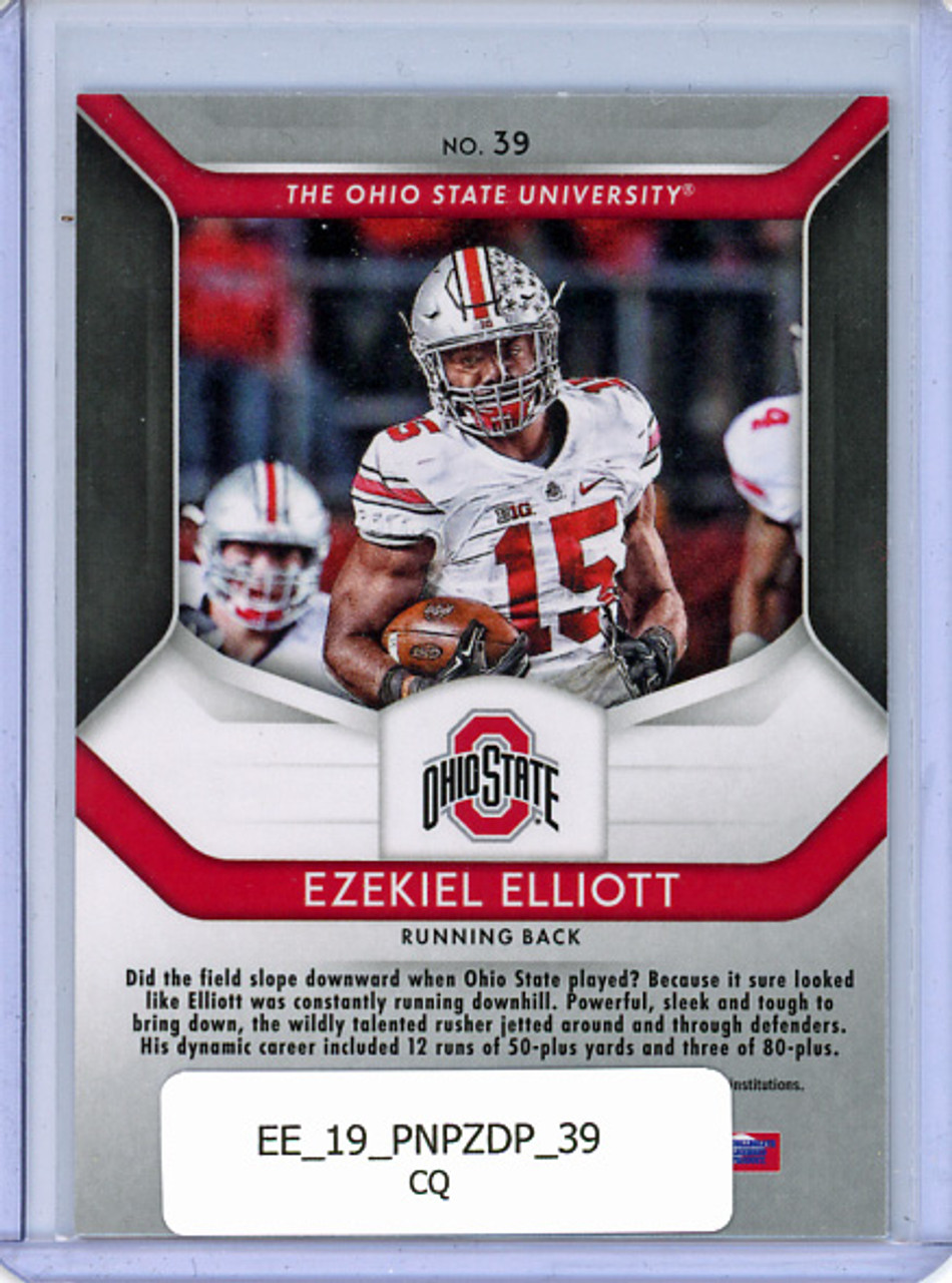 Ezekiel Elliott 2019 Prizm Draft Picks #39 (CQ)