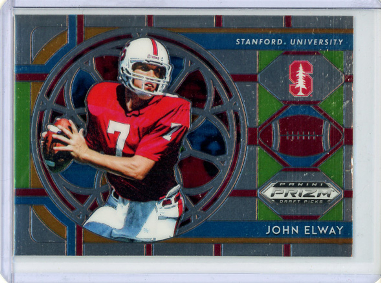 John Elway 2019 Prizm Draft Picks #63 Stained Glass (CQ)