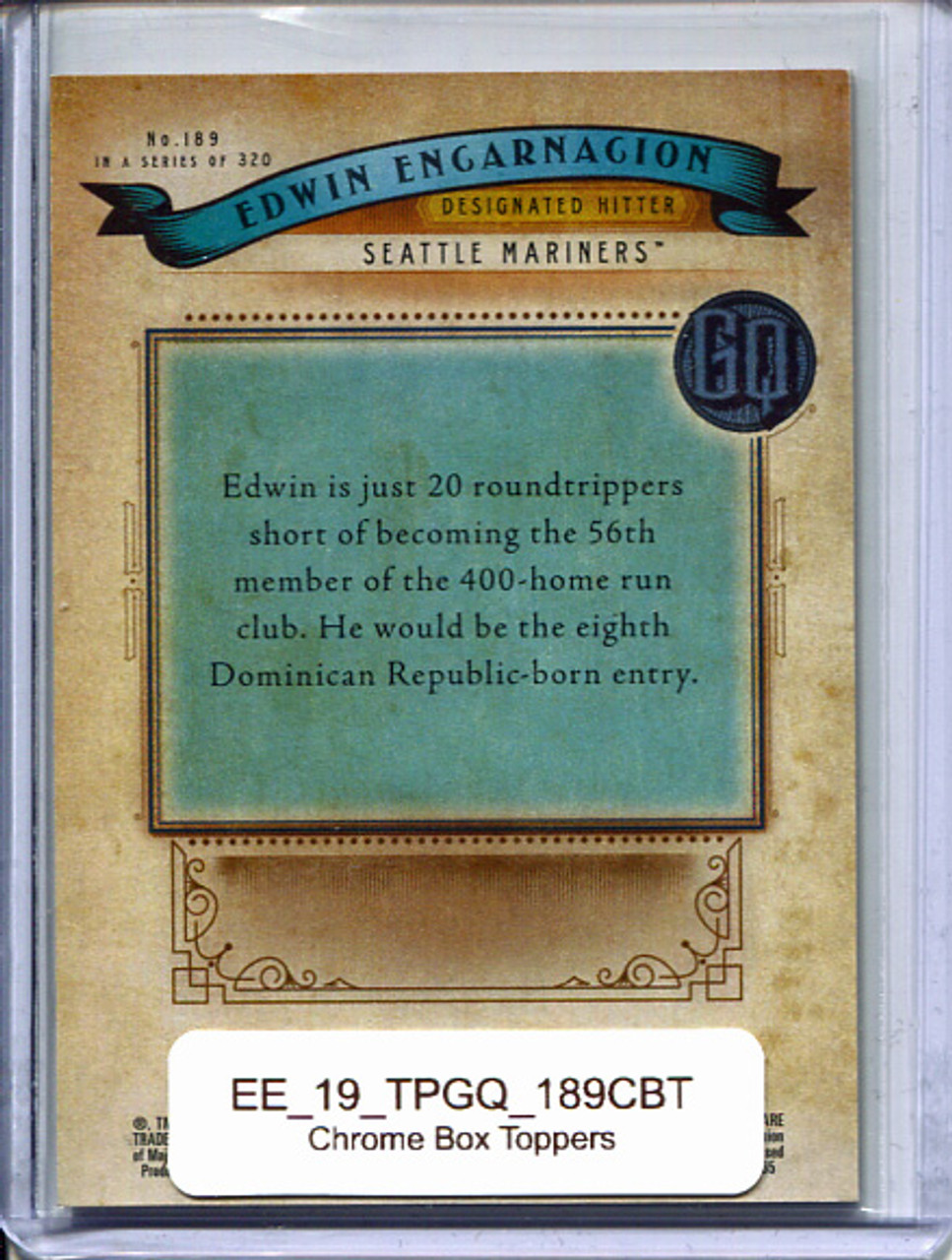 Edwin Encarnacion 2019 Gypsy Queen, Chrome Box Toppers #189