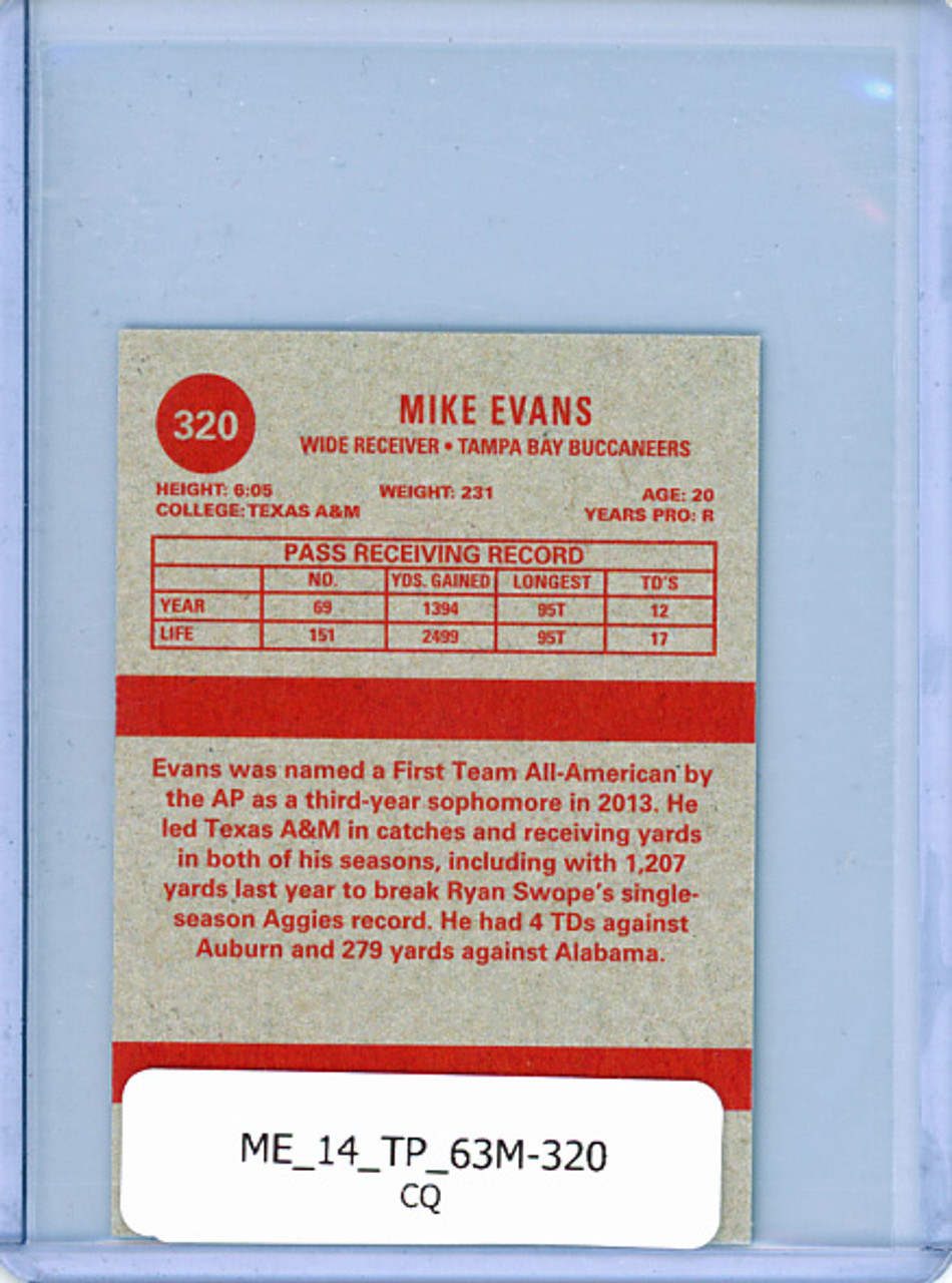 Mike Evans 2014 Topps, 1963 Mini #320 (CQ)