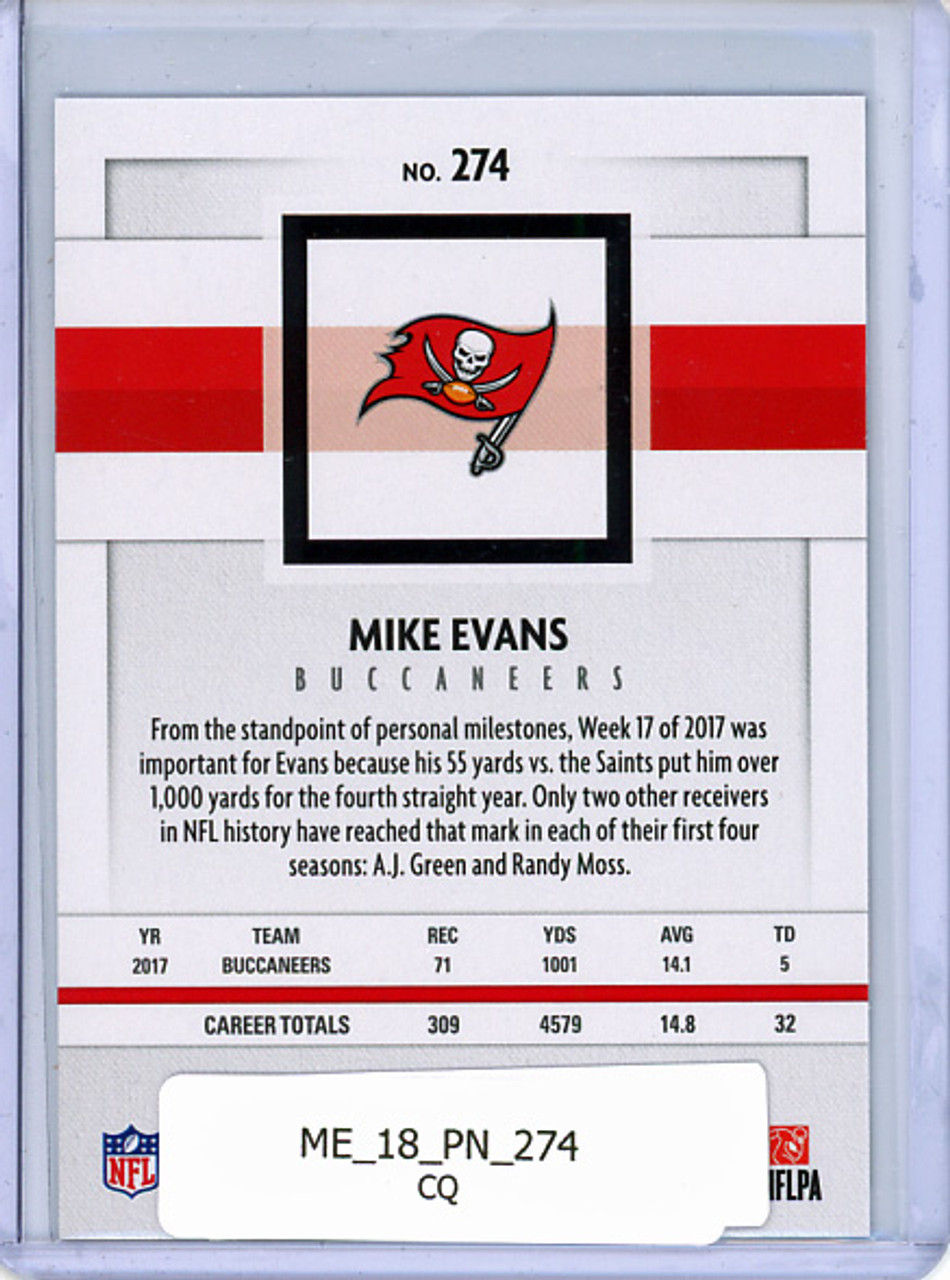 Mike Evans 2018 Panini #274 (CQ)