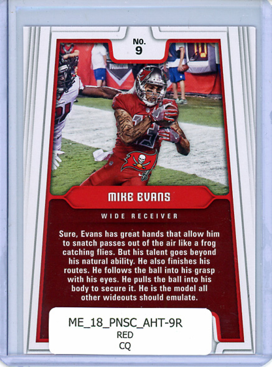 Mike Evans 2018 Score, All Hands Team #9 Red (CQ)