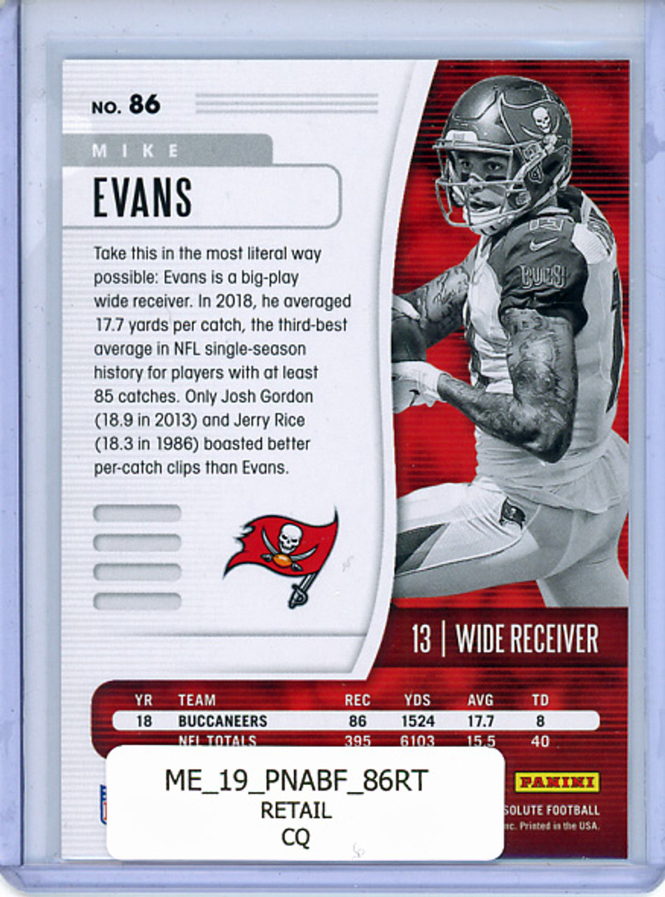 Mike Evans 2019 Absolute #86 Retail (CQ)
