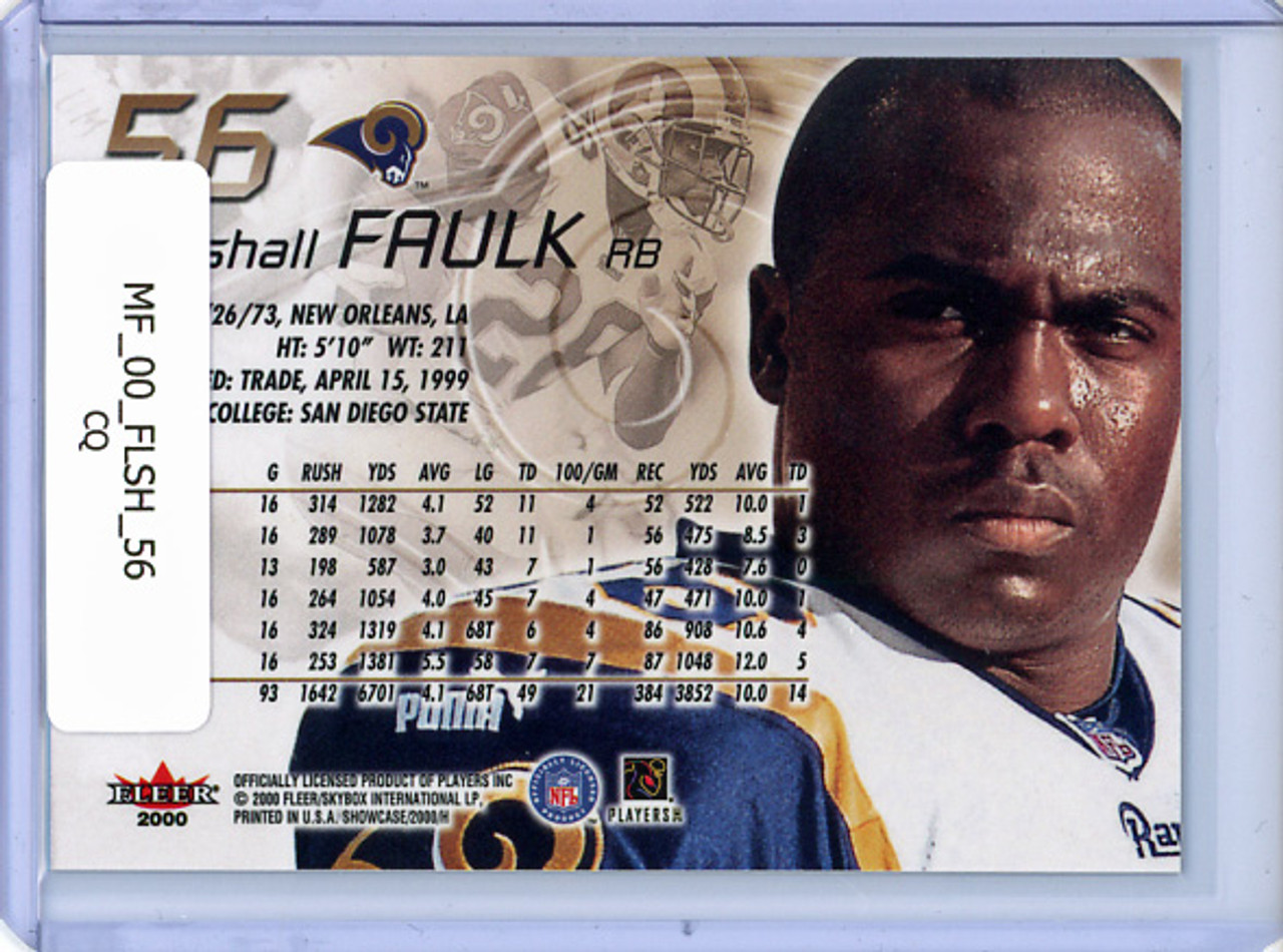 Marshall Faulk 2000 Showcase #56 (CQ)