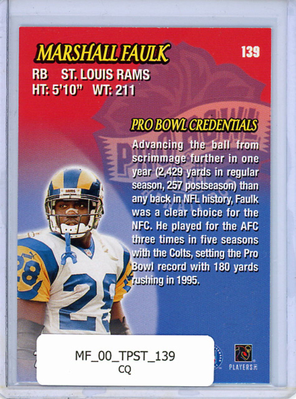 Marshall Faulk 2000 Topps Stars #139 Heroes of Hawaii (CQ)