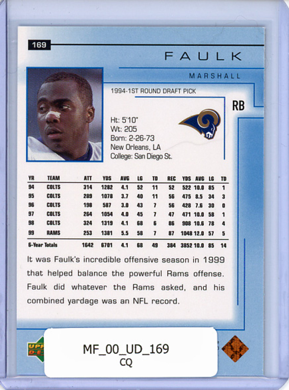 Marshall Faulk 2000 Upper Deck #169 (CQ)