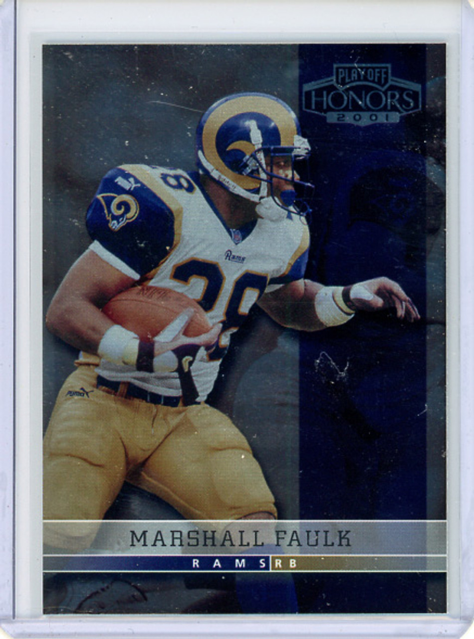 Marshall Faulk 2001 Playoff Honors #90 (CQ)