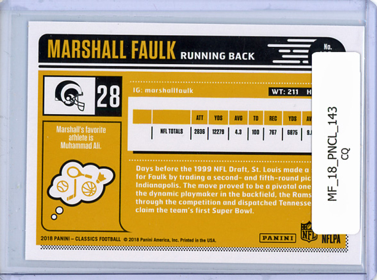 Marshall Faulk 2018 Classics #143 (CQ)