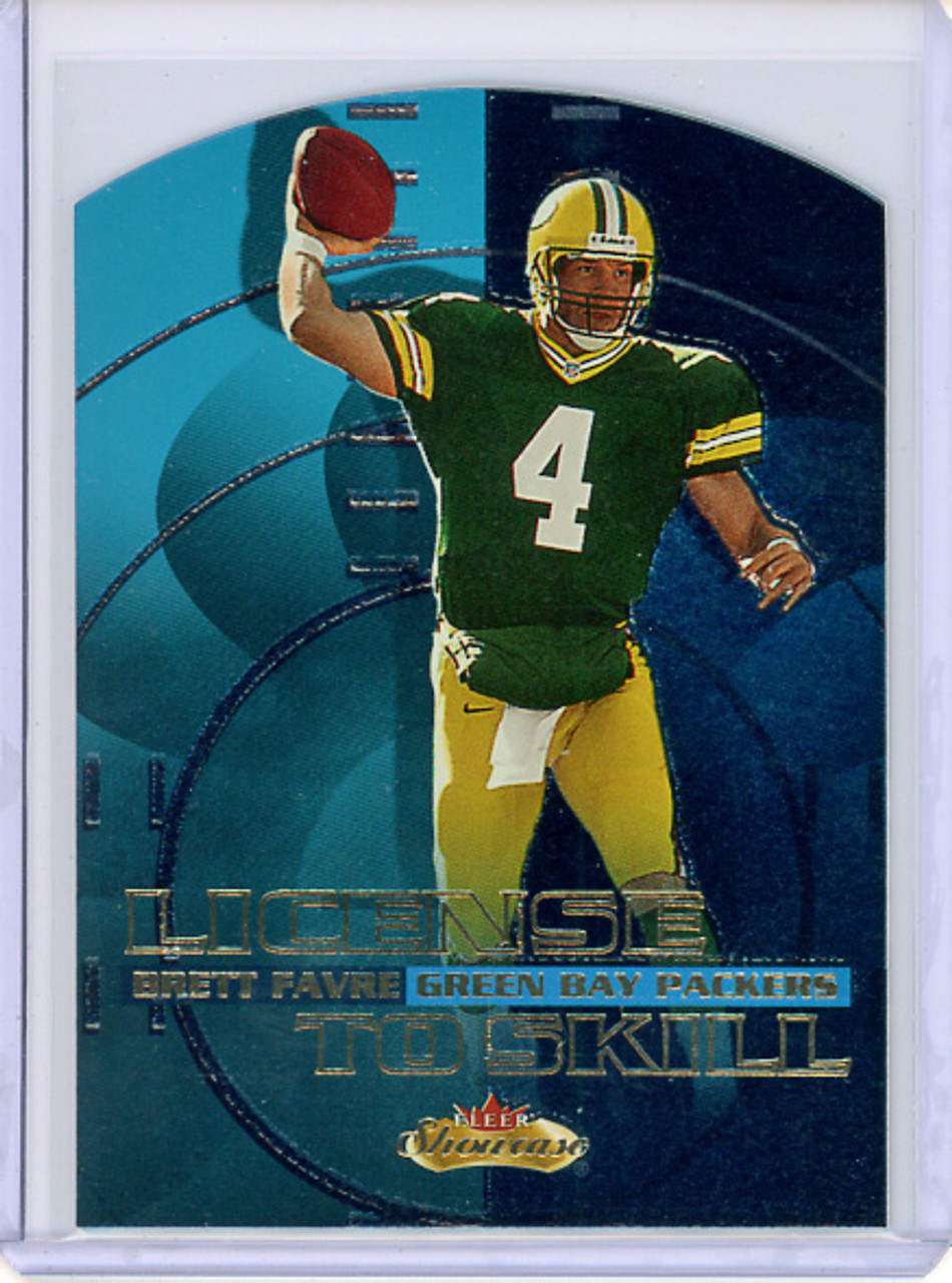 Brett Favre 2000 Showcase, License to Skill #LS-4 (CQ)