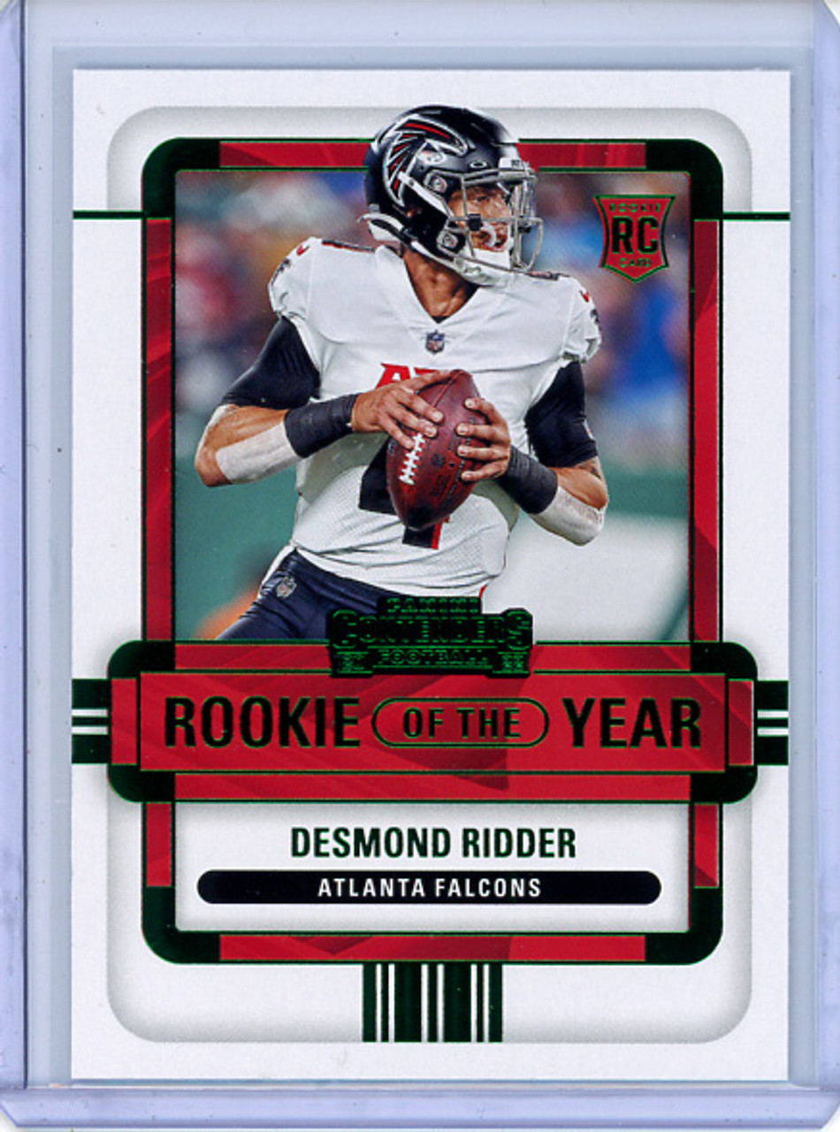 Desmond Ridder 2022 Contenders, Rookie of the Year Contenders #ROY-DRI Emerald (CQ)