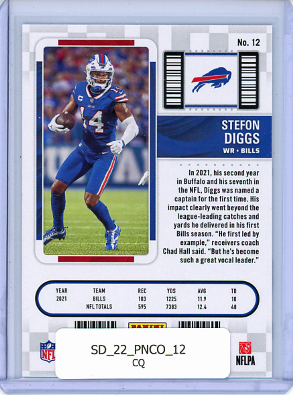 Stefon Diggs 2022 Contenders #12 (CQ)